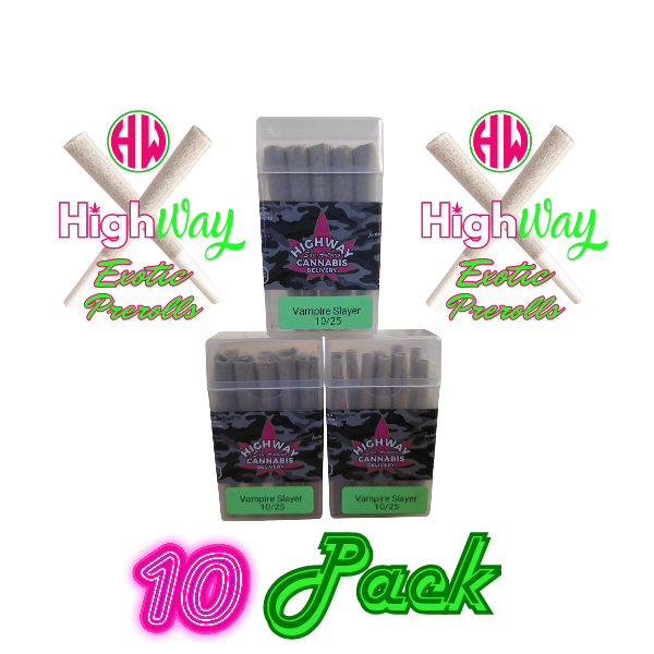 HighWay Exotic Preroll 10 Pack Specials / Gas Face Exotic (Sativa)